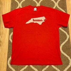 Gildan North Carolina “Home” T-Shirt, Red - XL